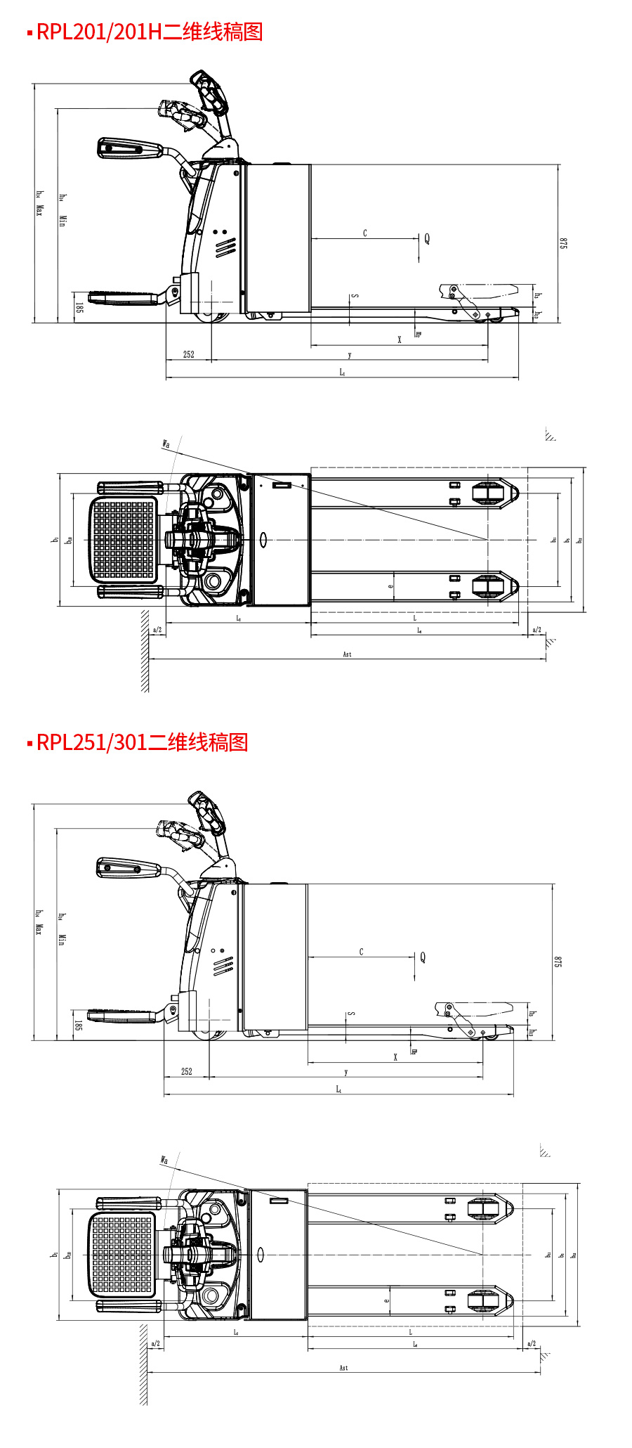 2.0吨电动搬运车RPL201/RPL201H（铅酸款）(图7)