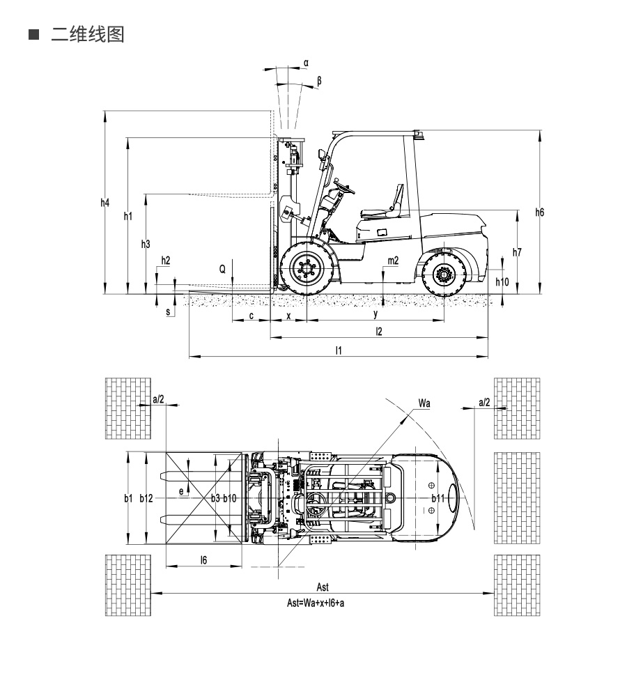 3.0吨/3.5吨锂电平衡重叉车ICE302S、ICE352S(图7)