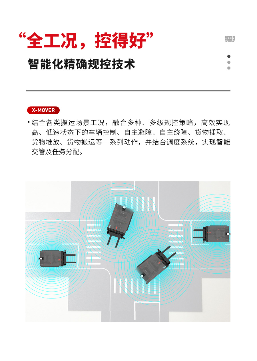 1.0吨室内外平衡重叉车机器人XF1-101(图3)